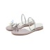 butterfly metal set toe beach flat flip-flop slippers  NSHU55960