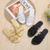large size cross thin straps flat slippers   NSPE55970