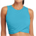 solid Color Sports Yoga Casual Vest NSYIS56096