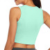 solid Color Sports Yoga Casual Vest NSYIS56096
