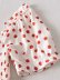 new wholesale new square collar elastic bust white polka dot print dress NSAM56021