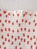new wholesale new square collar elastic bust white polka dot print dress NSAM56021