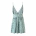 wholesale V-neck floral waist halter holiday sling beach dress NSAM56026