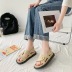 fashion interwoven leather slingback sandals NSZSC56140