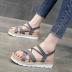 fashion cross straps thick flat sandals NSZSC56149