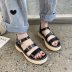 casual thick-soled buckle beach sandals  NSZSC56171