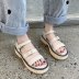 casual thick-soled buckle beach sandals  NSZSC56171