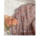 temperament mid-length floral dress  NSFYF56267