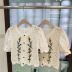 fashion embroidery knitted short-sleeved top NSFYF56270