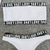 Sexy tube top ladies swimsuit bikini split bikini NSLUT56372