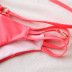 traje de baño de bikini dividido con correa de triángulo de nailon de color sólido de belleza NSLUT56369