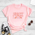 short-sleeved simple letter printing T-shirt  NSYIC56427