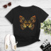 creative tiger print butterfly popular printing T-shirt  NSYIC56432