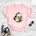 camiseta con estampado de elefante étnico en color puro NSYIC56435