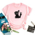 Summer short-sleeved fashion dog print T-shirt NSYIC56500