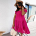 Fashion Women s Off-shoulder solid color Loose Dress NSJIN56736