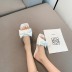 nuevas sandalias de punta plana con punta abierta y sencillas NSHU56571