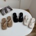 fashion casual platform square toe sandals  NSHU56578