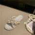 new thick bottom flip-flop pearl slippers NSHU56583