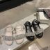 Fashion Trifle Platform Rhinestone Open Toe Sandals NSHU56591