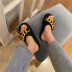 metal chain thick-soled platform sandals NSHU56592