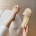 fashion tide pearl soft leather sandals NSHU56598