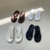 summer plain color thong sandals NSHU56608