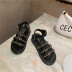 fashion chain decor flat sandals NSHU56630