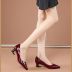 new spring and autumn comfortable fashion thick heel pointed shoes NSZSC56643