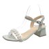 Fashion pearl summer new hollow open toe shoes  NSZSC56644