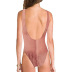 new hot style flesh-colored halter fashion one-piece sexy swimwear NSLAI56831