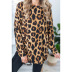 Spot autumn new hot style leopard print mid-length top NSLAI56832