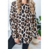 Spot autumn new hot style leopard print mid-length top NSLAI56832