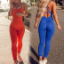 Spot New Fashion Sexy Solid Color High jumpsuit NSLAI56851