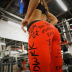 Letter Print Sexy Fitness Sports Yoga Pants NSYF56870
