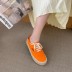 spring and summer new thick-soled casual retro canvas shoes NSHU57020