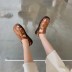 new summer flat casual thick bottom toe sandals NSHU57027