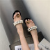 summer new fashion beach holiday style pearl sandals NSHU57028