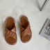 Thick-soled summer flat-bottomed new cross strap Roman shoes NSHU57033