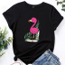 New fashion trend cartoon image printing round neck short-sleeved T-shirt NSAYS57165