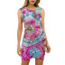 spring and summer new sleeveless round neck printed dress NSYIS57125