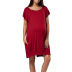 spring and summer new fashion short-sleeved pregnant breastfeeding dress NSYIS57118