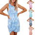 Spring/Summer new tie-dye printed loose vest dress NSYIS57100