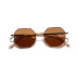 Round Retro Metal Prince Mirror Small Frame Sunglasses  NSXU57282