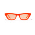 small square orange jelly color sunglasses NSXU57299