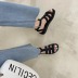 fashion solid color cut out flat sandals NSHU57334