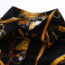 Chiffon Lapel Printed Long Sleeve Shirt NSSUO57364