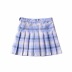 retro student high waist hip pleated skirt NSAC57411