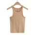 new summer round neck threaded tight-fitting thinner narrow-shoulder vest NSAC57491
