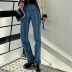 Retro Stripehigh-Waist Loose & Thin Wild Wide-Leg Pants NSAC57520